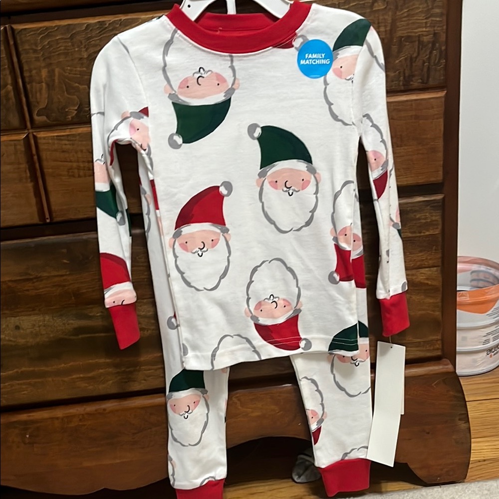 Carter's Red and Green Festive Pajama Set